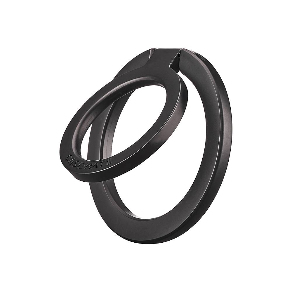Angle. Case-Mate - Magnetic Ring Stand with MagSafe for Select Apple iPhones - Matte Black.