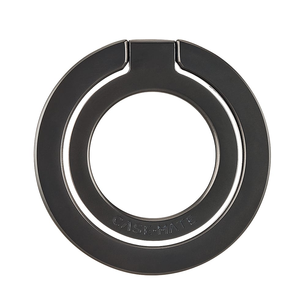 Case-Mate - Magnetic Ring Stand with MagSafe for Select Apple iPhones - Matte Black - Front_Zoom