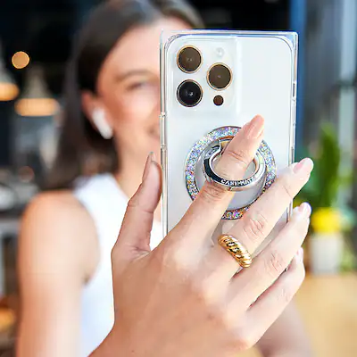 Case-Mate - MagSafe Magnetic Ring Stand - Twinkle Disco Case-Mate - MagSafe Magnetic Ring Stand - Twinkle Disco