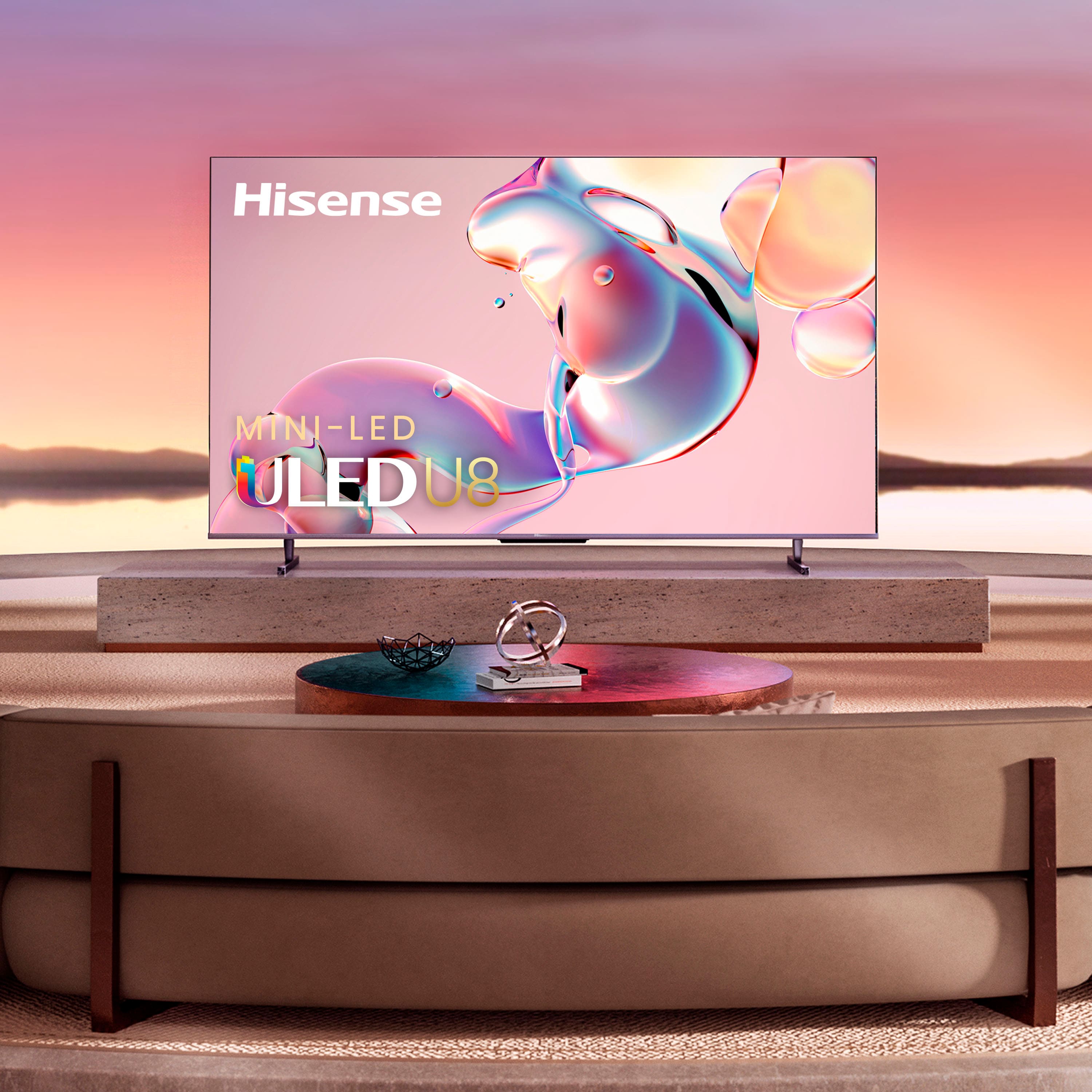 Alt View 12. Hisense - 85" Class U8 Series Mini-LED QLED 4K UHD Smart Google TV - Black.