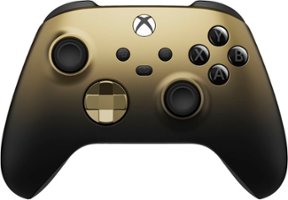 Microsoft - Xbox Wireless Controller for Xbox Series X, Xbox Series S, Xbox One, Windows Devices - Gold Shadow Special Edition - Front_Zoom