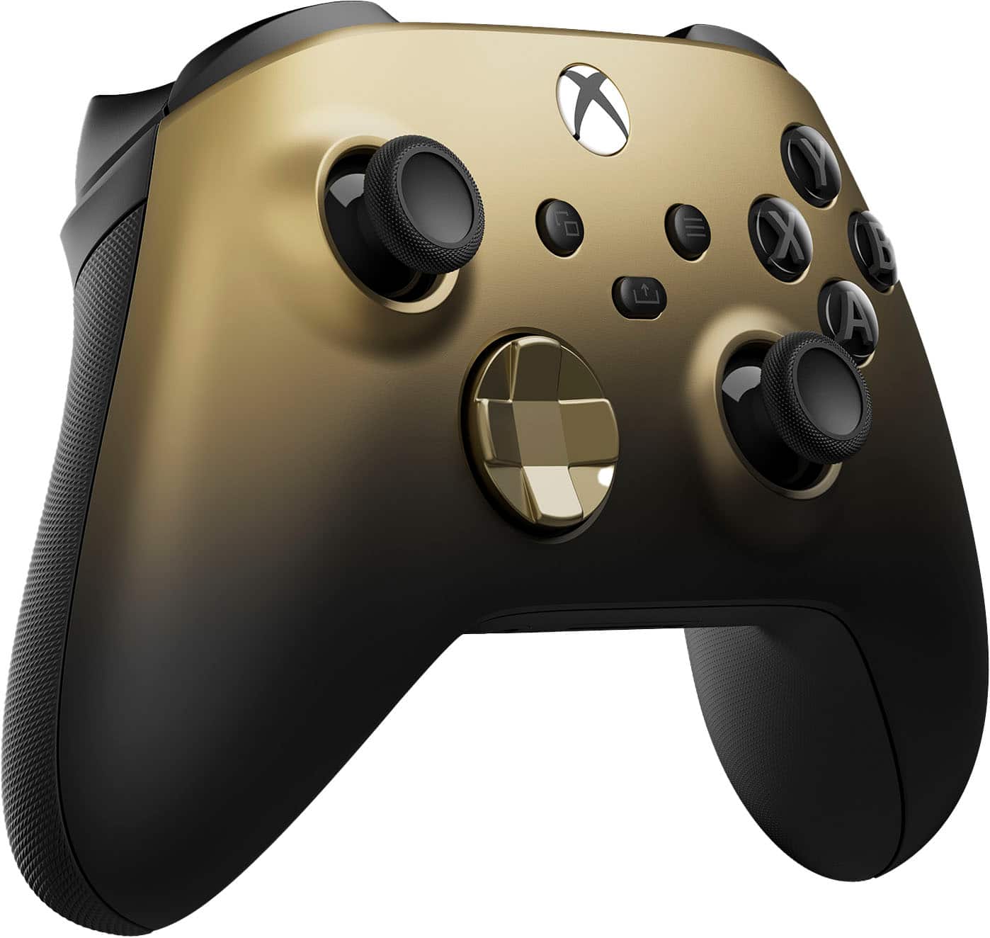 Alt View 12. Microsoft - Xbox Wireless Controller for Xbox Series X, Xbox Series S, Xbox One, Windows Devices - Gold Shadow Special Edition.