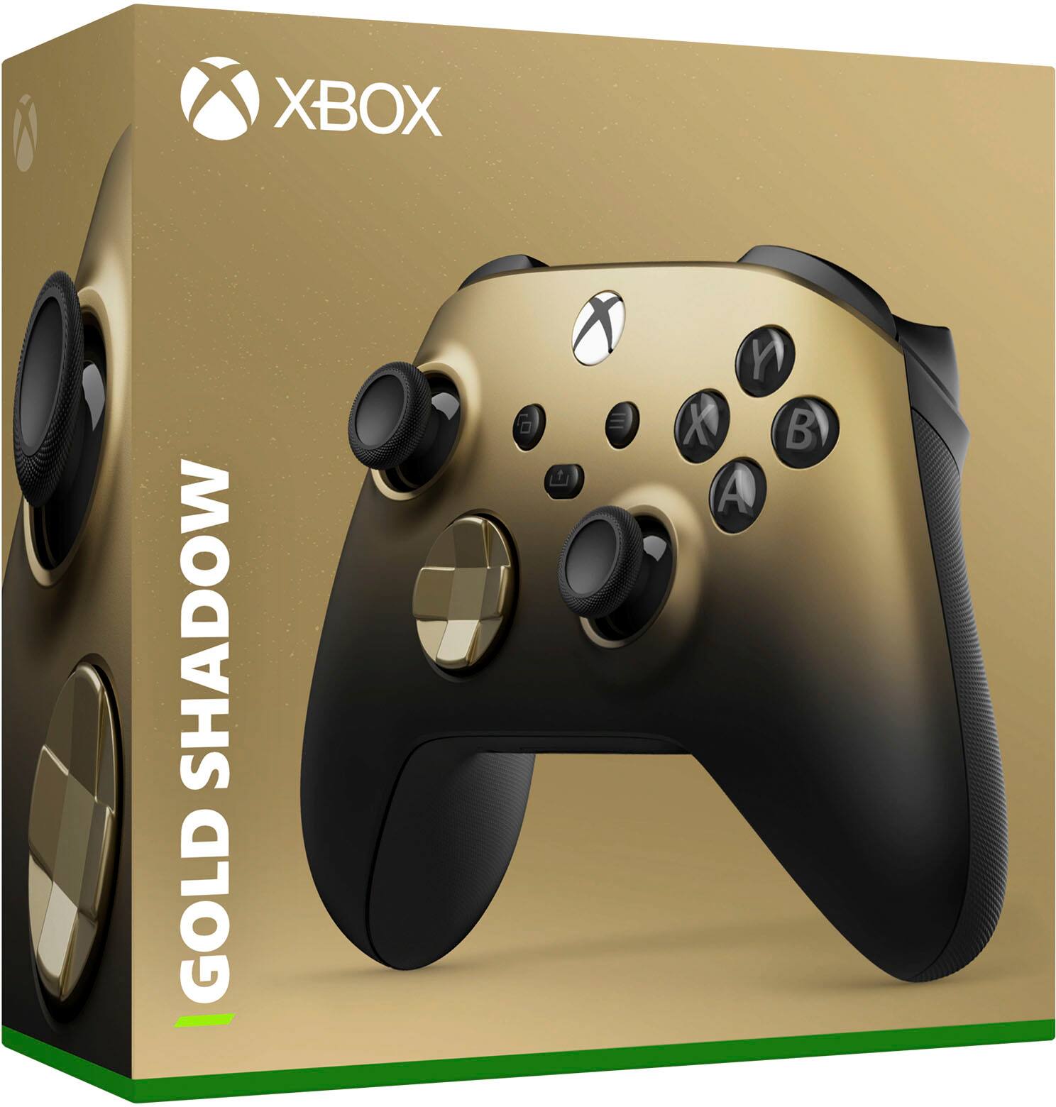Alt View 20. Microsoft - Xbox Wireless Controller for Xbox Series X, Xbox Series S, Xbox One, Windows Devices - Gold Shadow Special Edition.