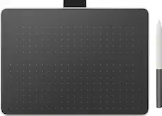 Front. Wacom - One Medium 9.9" x 7.1" Bluetooth Graphics Drawing Tablet - White.