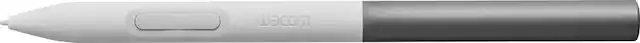 Front. Wacom - Standard Pen for 2023 Edition Wacom One displays and tablets - White/Gray.
