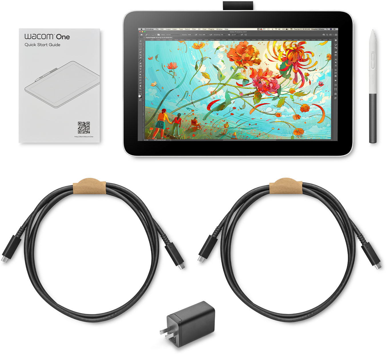 Wacom One 3 in 1 Cable