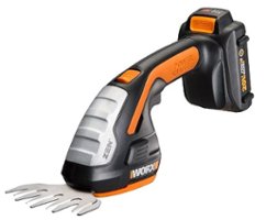 WORX - 20V Power Share Cordless 8" 2-in-1 Hedge Trimmer - Black - Front_Zoom