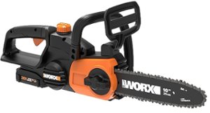 WORX - WG322 20V 10" Cordless Chainsaw with Auto-Tension (1 x 2.0 Ah Battery and 1 x Charger) - Black - Front_Zoom