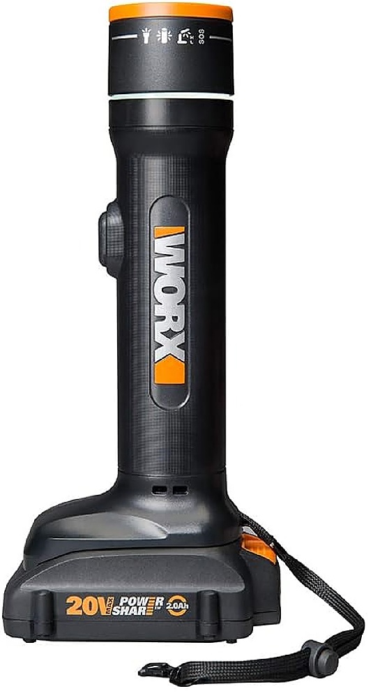 WORX 20V Power Share Multi-Function LED Flashlight with Battery and Charger  WX027L Best Buy