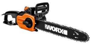 WORX - WG305 8 Amp 14" Electric Chainsaw - Black - Front_Zoom