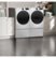 Alt View 11. GE - 5.0 Cu. Ft. Stackable Smart Front Load Washer with Steam and SmartDispense - White.