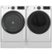 Alt View 4. GE - 5.0 Cu. Ft. Stackable Smart Front Load Washer with Steam and SmartDispense - White.