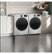 Alt View 6. GE - 5.0 Cu. Ft. Stackable Smart Front Load Washer with Steam and SmartDispense - White.