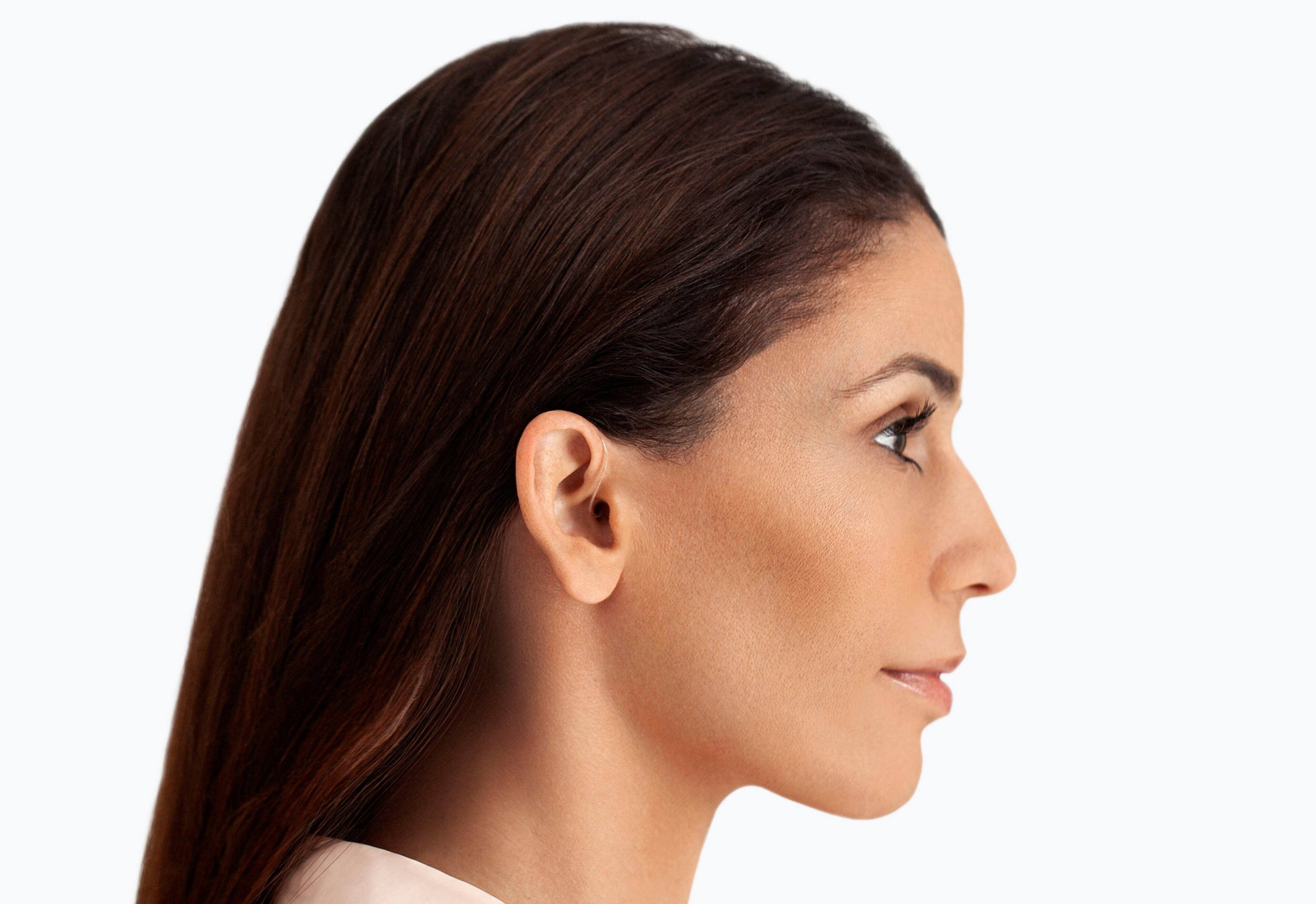 Alt View 16. Jabra - Enhance Select 50R Rechargeable Hearing Aids - With Remote Professional Care and Bluetooth Streaming - Beige.