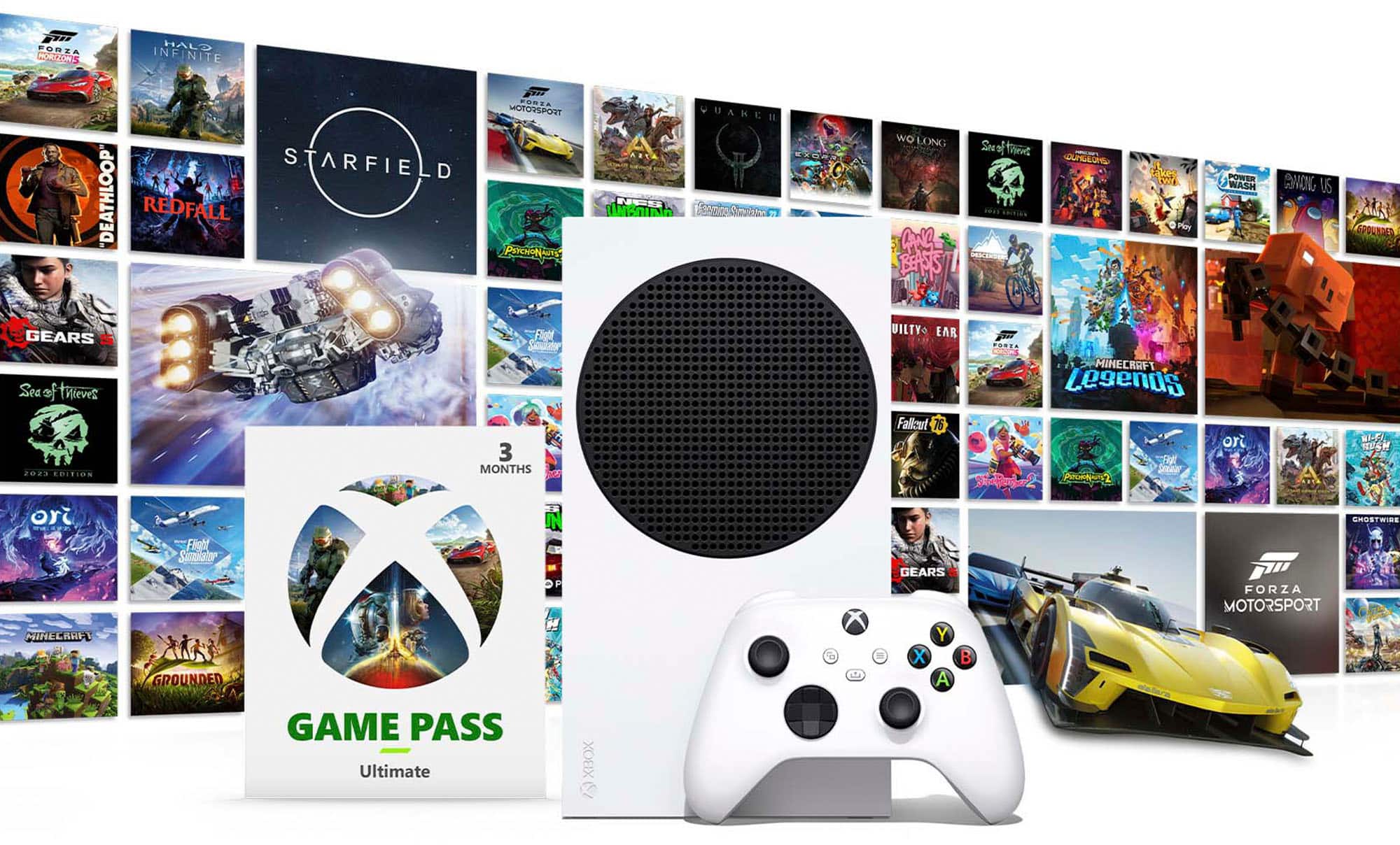 Alt View 15. Microsoft - Xbox Series S 512GB All-Digital Starter Bundle Console with Xbox Game Pass (Disc-Free Gaming) - White.
