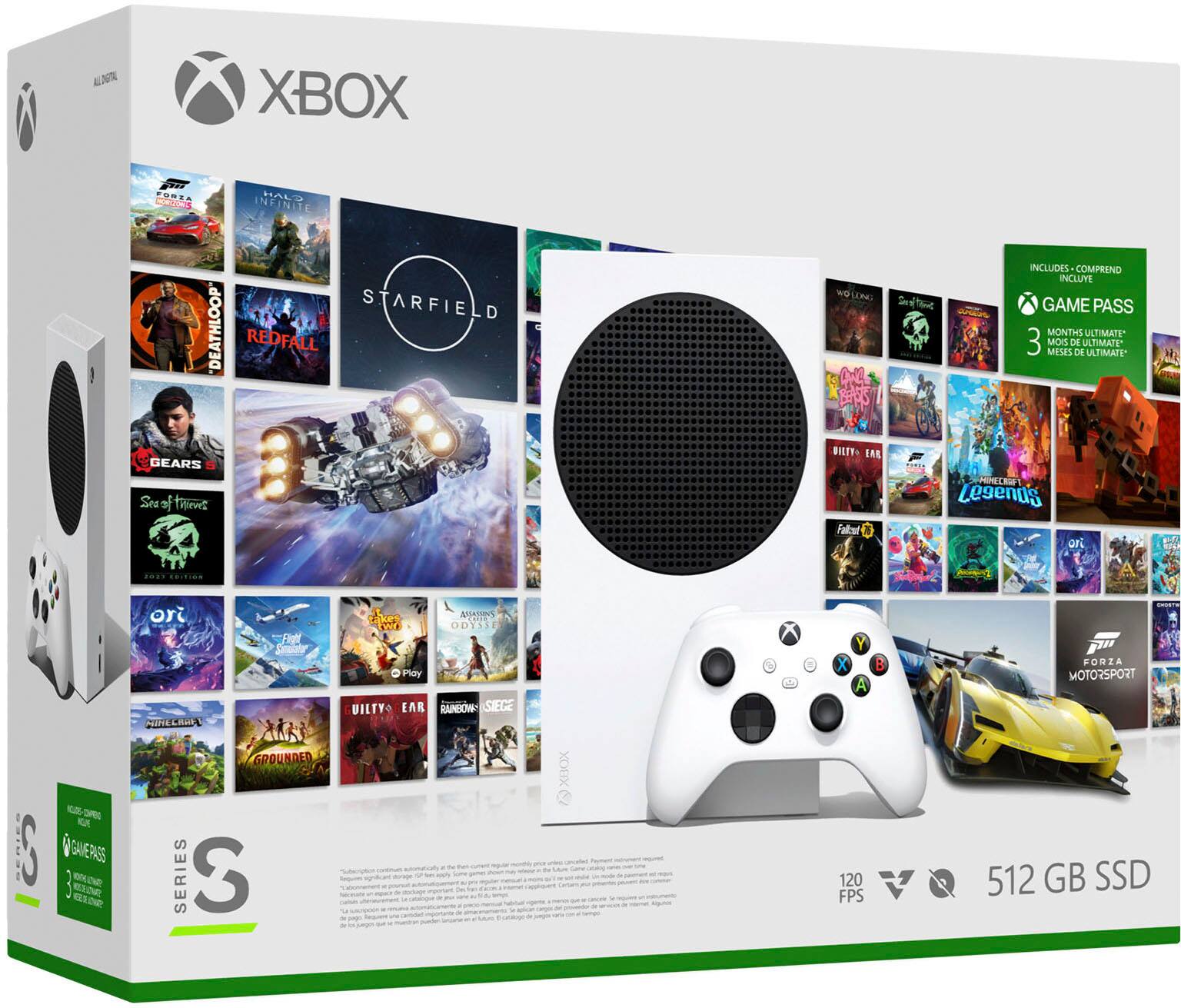 Microsoft Xbox Series S 512GB All-Digital Starter Bundle Console with Xbox  Game Pass (Disc-Free Gaming) White RRS-00144 - Best Buy