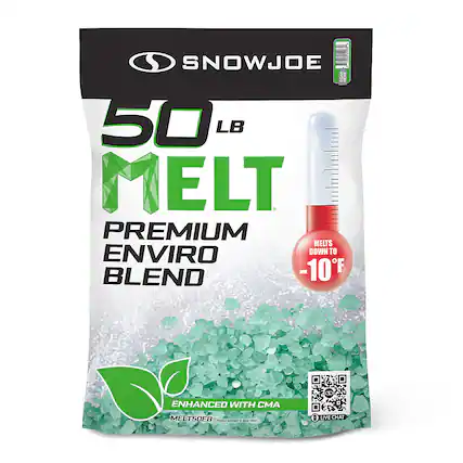SnowJoe 50 lb Melt Premium Enviro Blend -10F Enhanced with CMA.