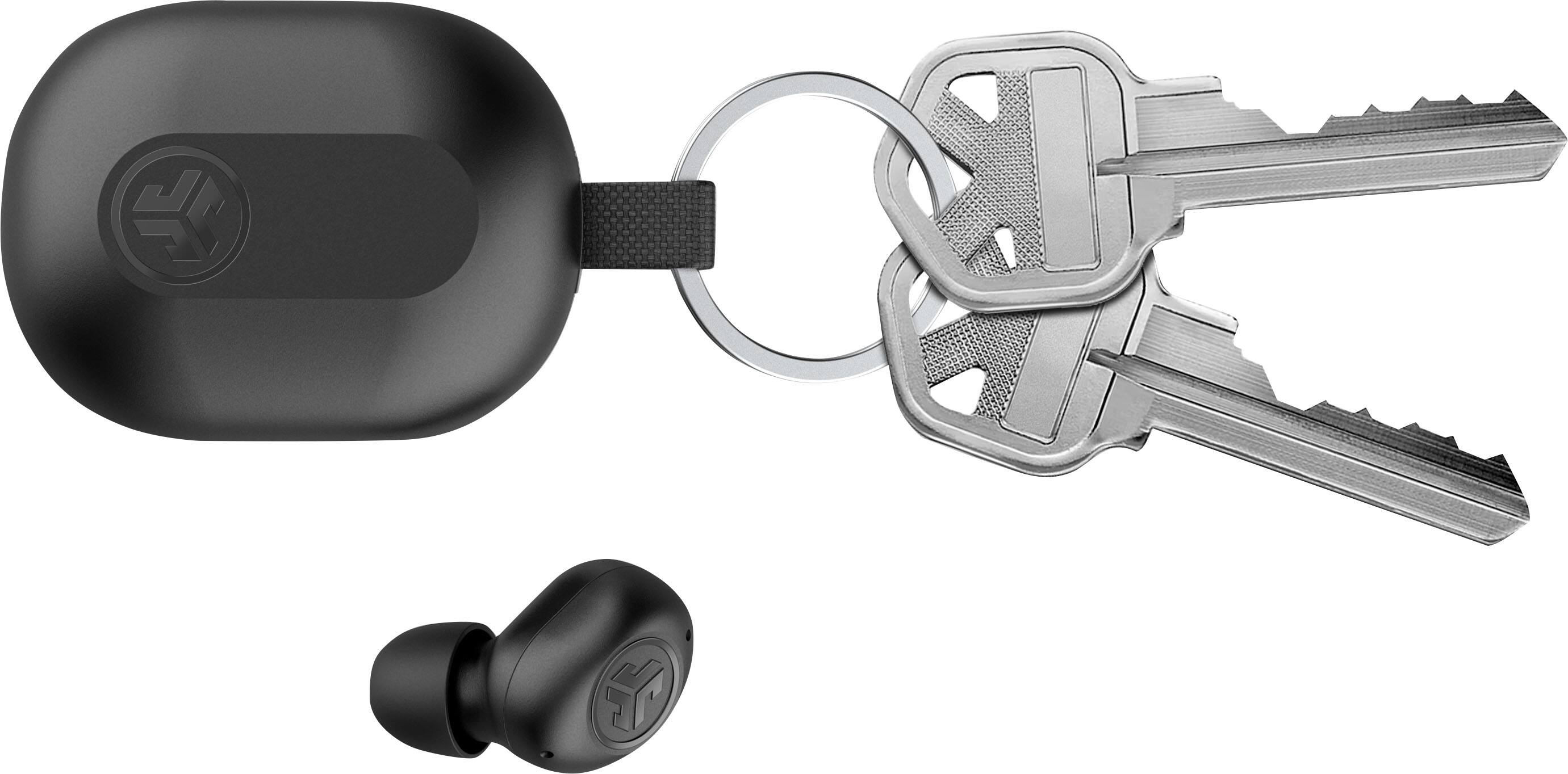 Alt View 12. JLab - JBuds Mini True Wireless Earbuds - Black.