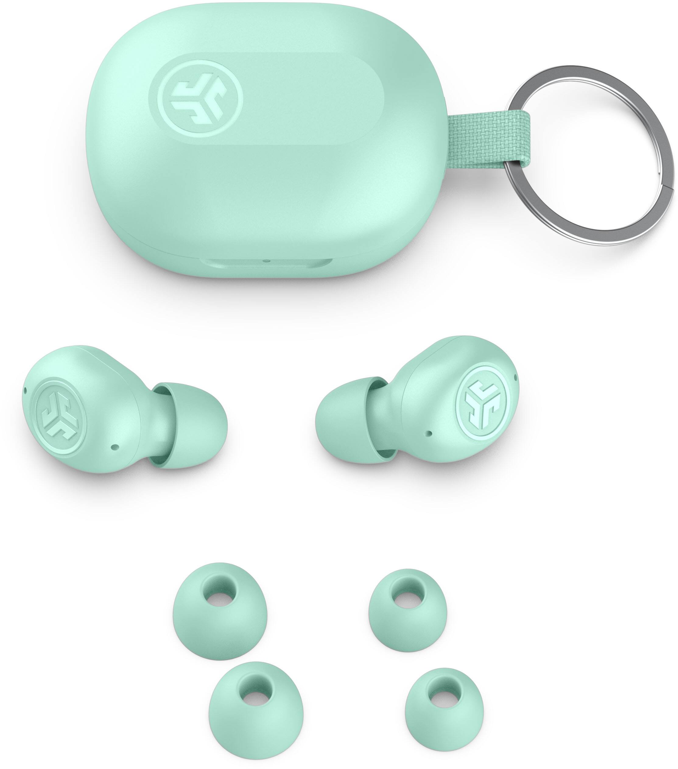 Alt View 11. JLab - JBuds Mini True Wireless Earbuds - Mint.