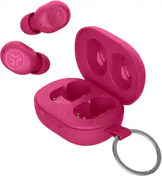 JLab - JBuds Mini True Wireless Earbuds - Pink - Front_Zoom