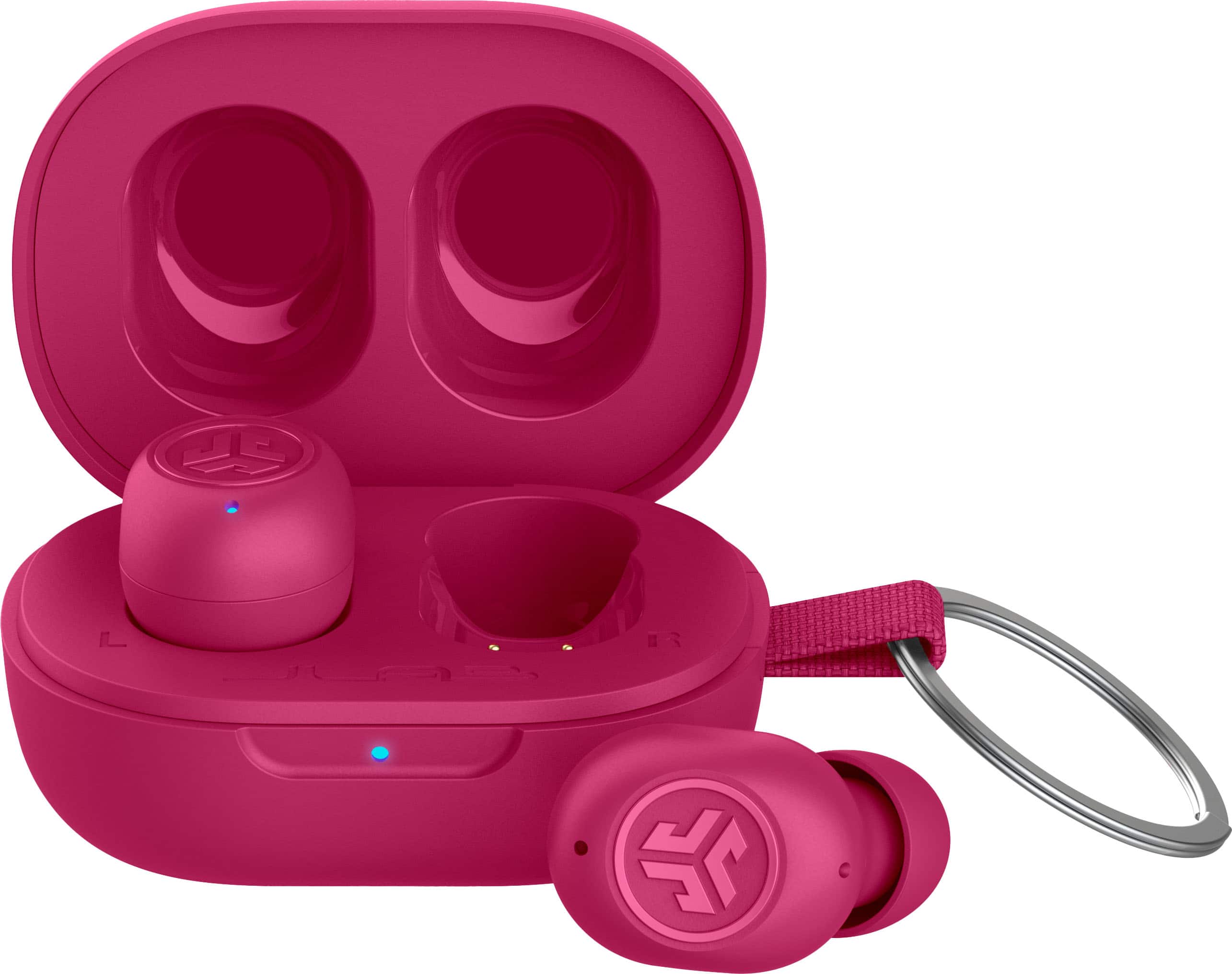 Alt View 15. JLab - JBuds Mini True Wireless Earbuds - Pink.
