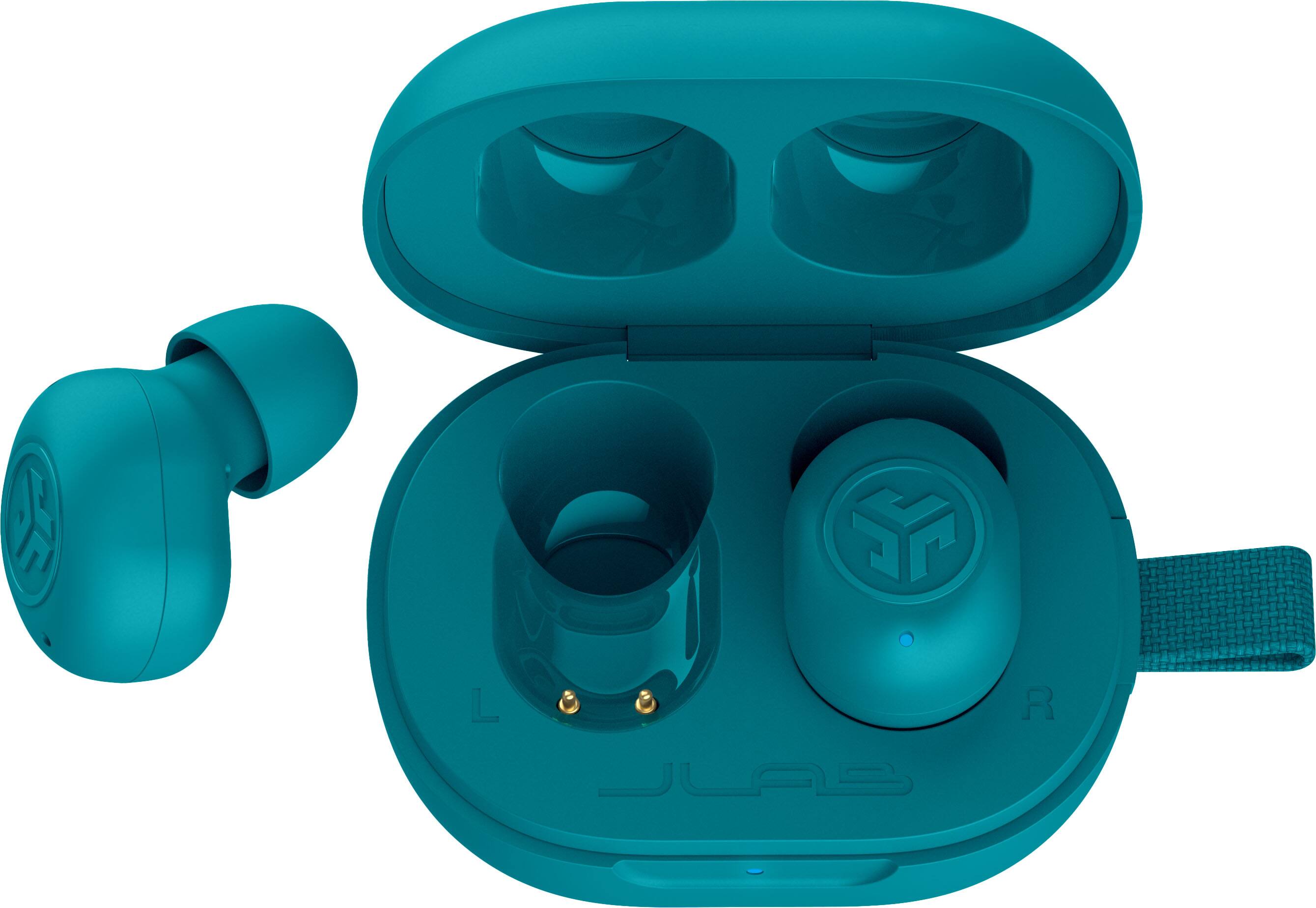 Left. JLab - JBuds Mini True Wireless Earbuds - Aqua.
