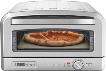 Cuisinart - Indoor Pizza Oven - Silver - Front_Zoom