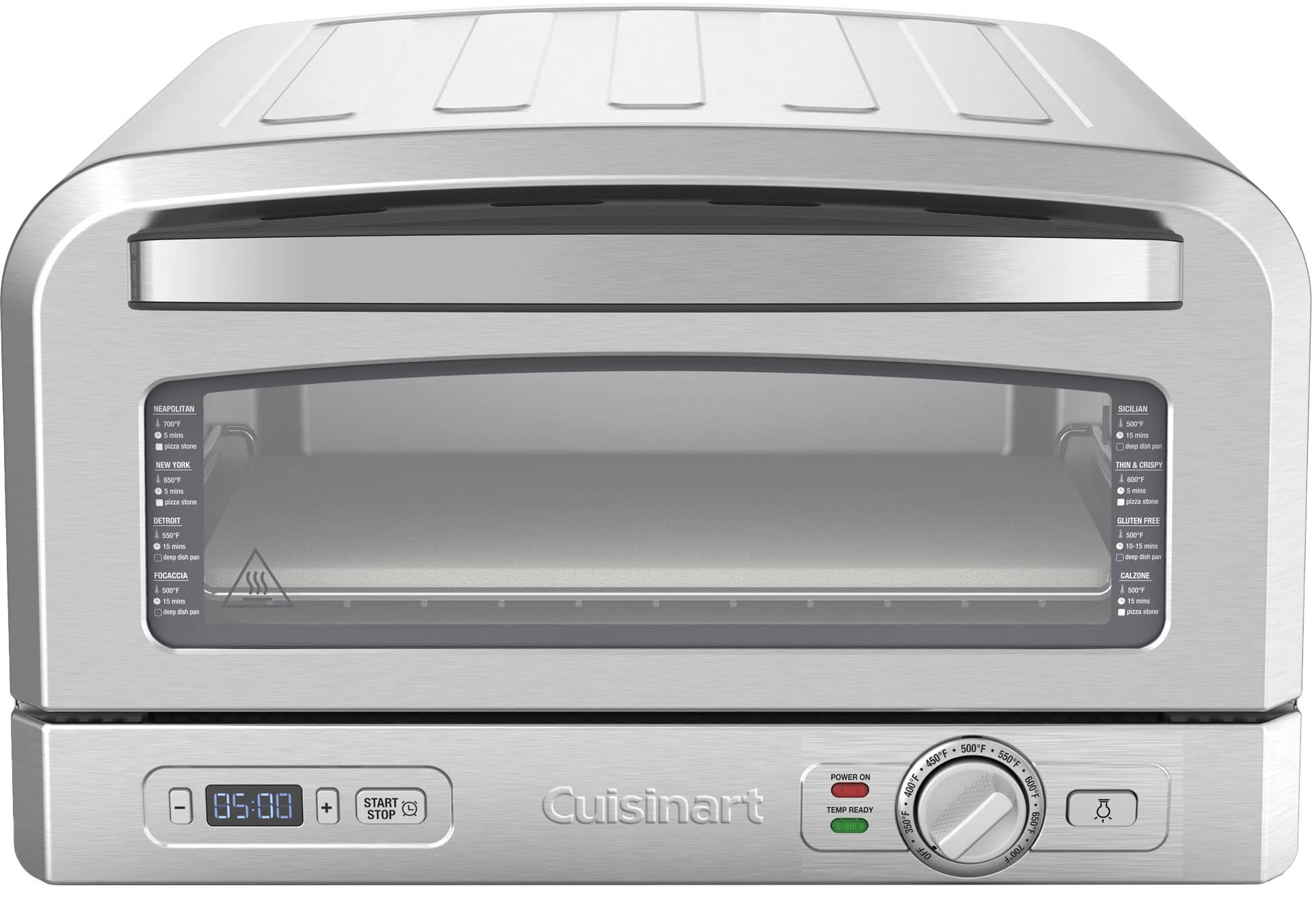 Alt View 11. Cuisinart - Indoor Pizza Oven - Silver.