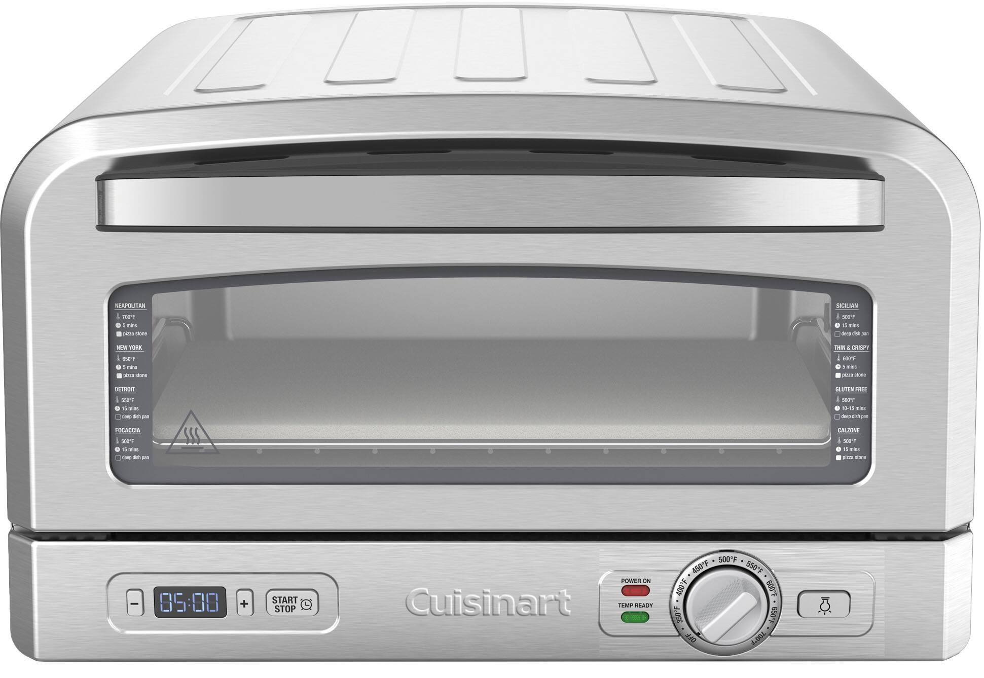 Alt View 11. Cuisinart - Indoor Pizza Oven - Silver.