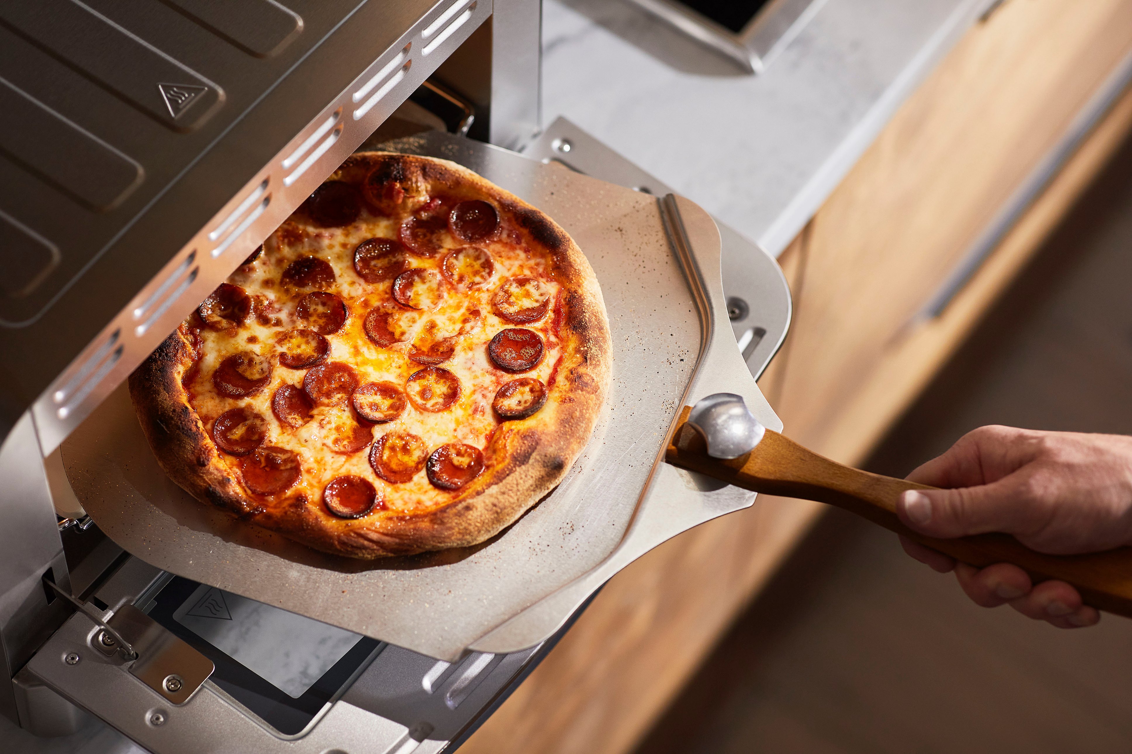 Cuisinart Horno de pizza de interior – Hornea pizzas de 12 pulgadas en  minutos – Horno portátil para pizza de encimera – Acero inoxidable – CPZ-120