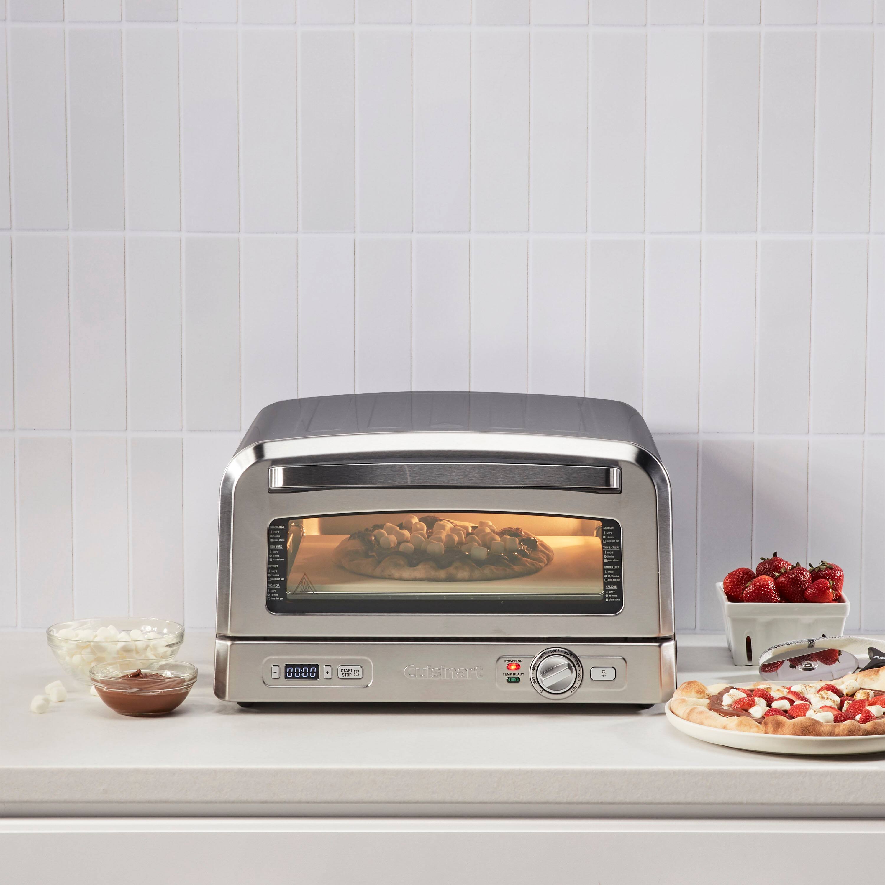 Alt View 22. Cuisinart - Indoor Pizza Oven - Silver.