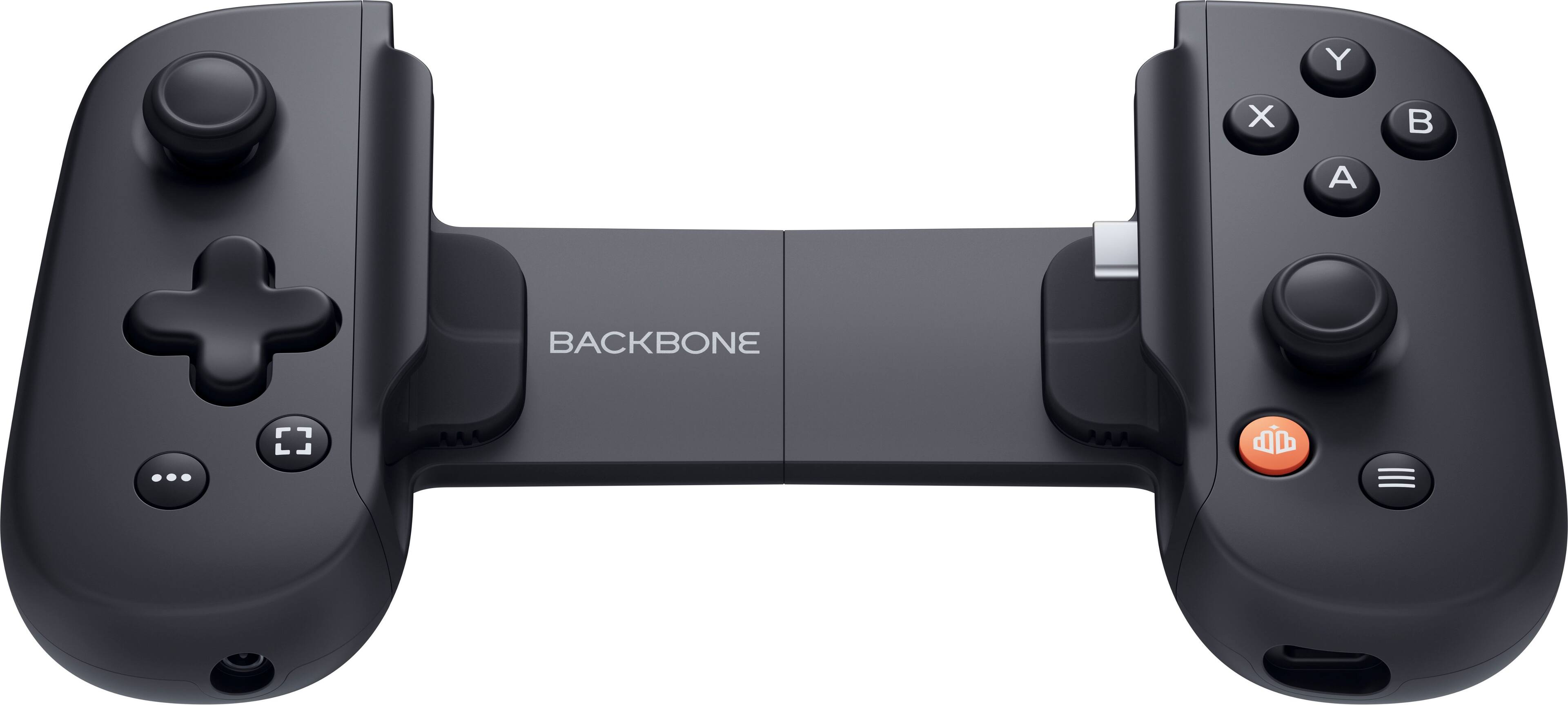 Back. Backbone - One (USB-C) - Mobile Gaming Controller for iPhone 15/16/17 Series and Android - 2nd Generation - Black.