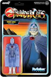 ReAction 3.75 in Plastic ThunderCats Action Figure - Ghost Jaga
