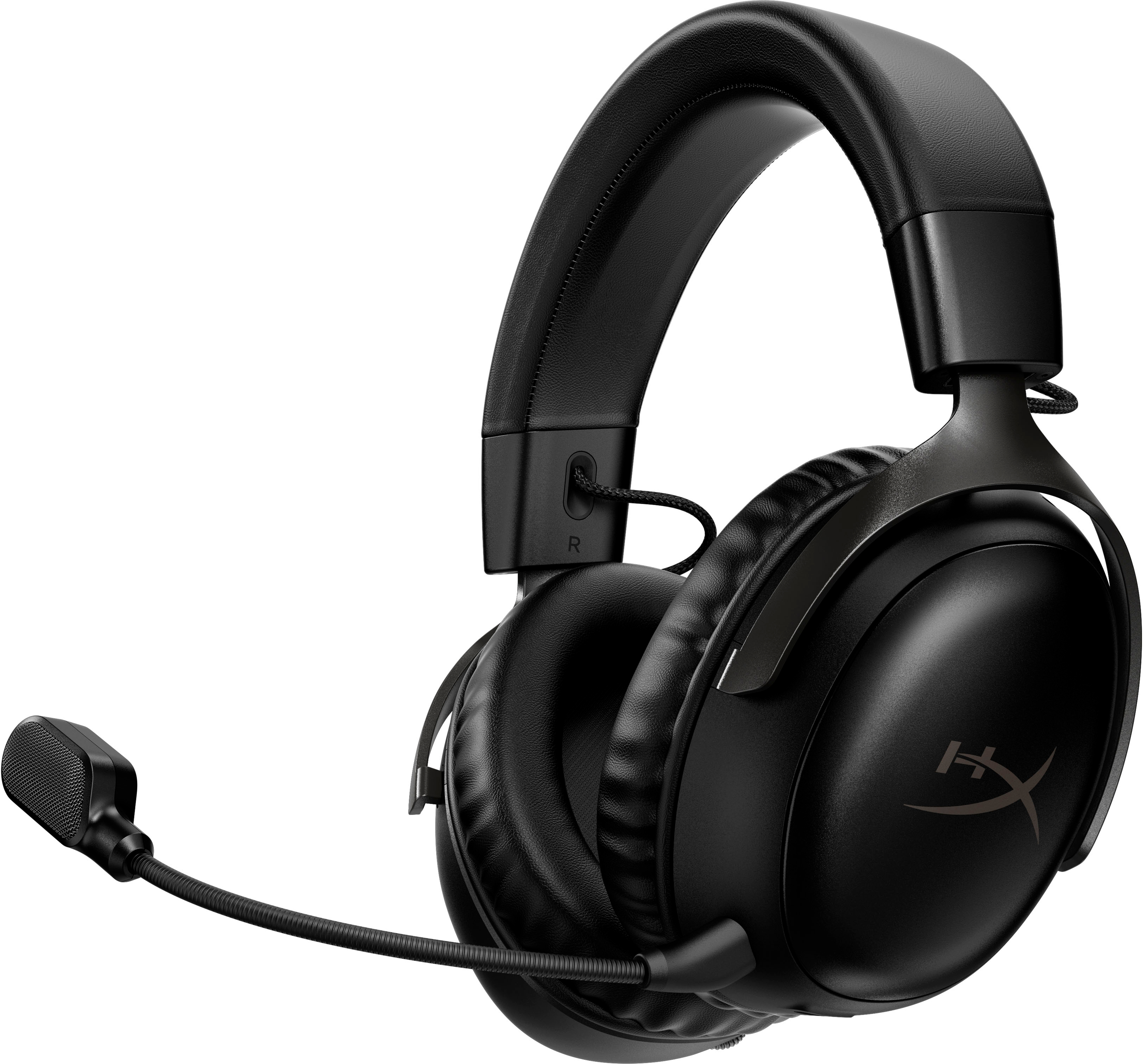  HyperX Cloud Flight – Wireless Gaming Headset for PS5 and PS4,  Up to 30-hour battery, Memory foam ear cushions and premium leatherette,  Noise-Cancelling Microphone with LED Mic Mute : Video Games