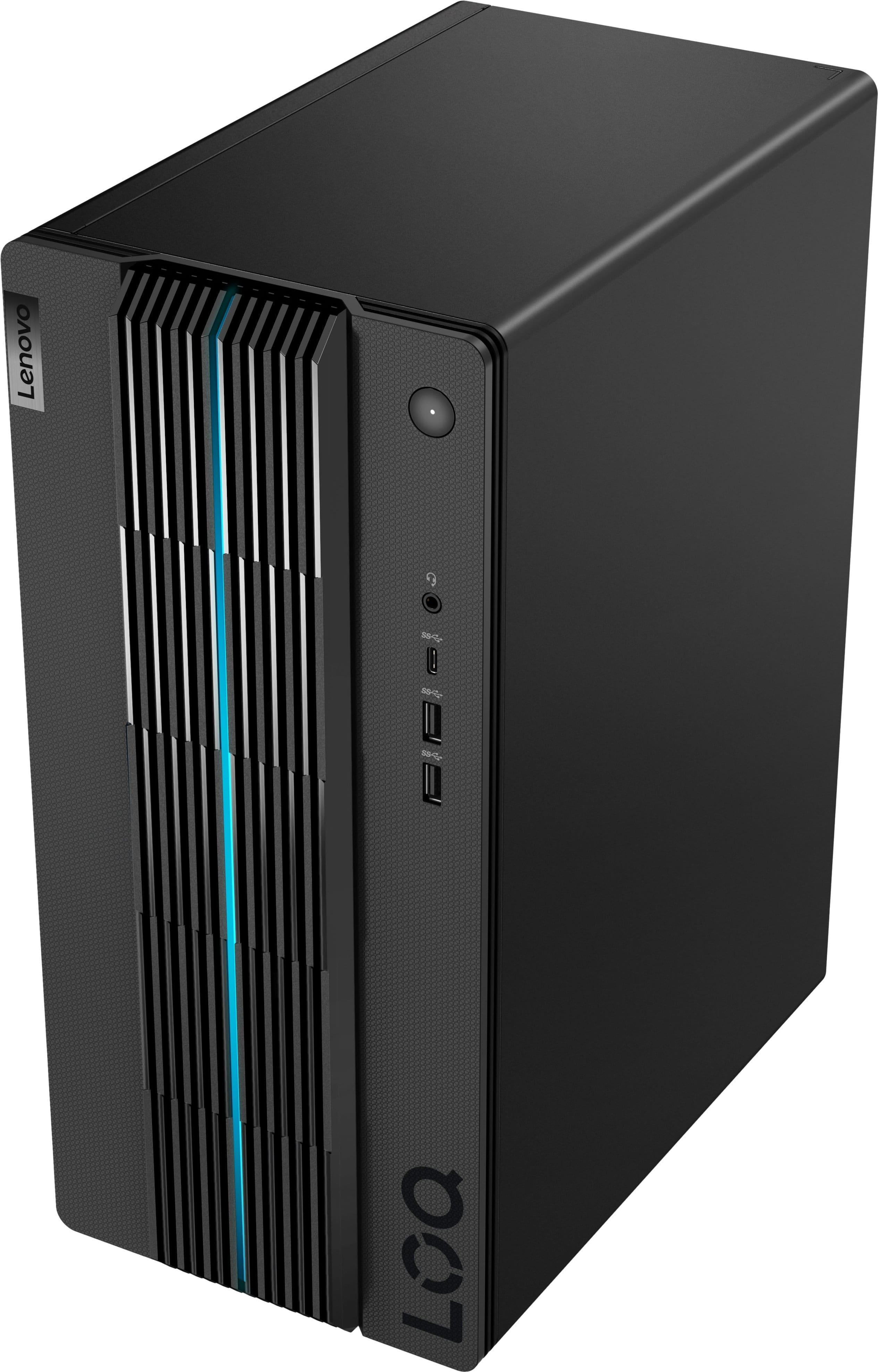 Alt View 5. Lenovo - LOQ Tower Gaming Desktop - Intel Core i5-13400F - 16GB Memory - NVIDIA GeForce RTX 3050 8GB LHR - 512GB SSD - Ravel Black.