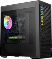 Lenovo - Legion Tower 5 AMD Gaming Desktop - AMD Ryzen 5-7600 - 16GB Memory - NVIDIA RTX 4060 8GB - 512GB SSD - Storm Gray - Front_Zoom