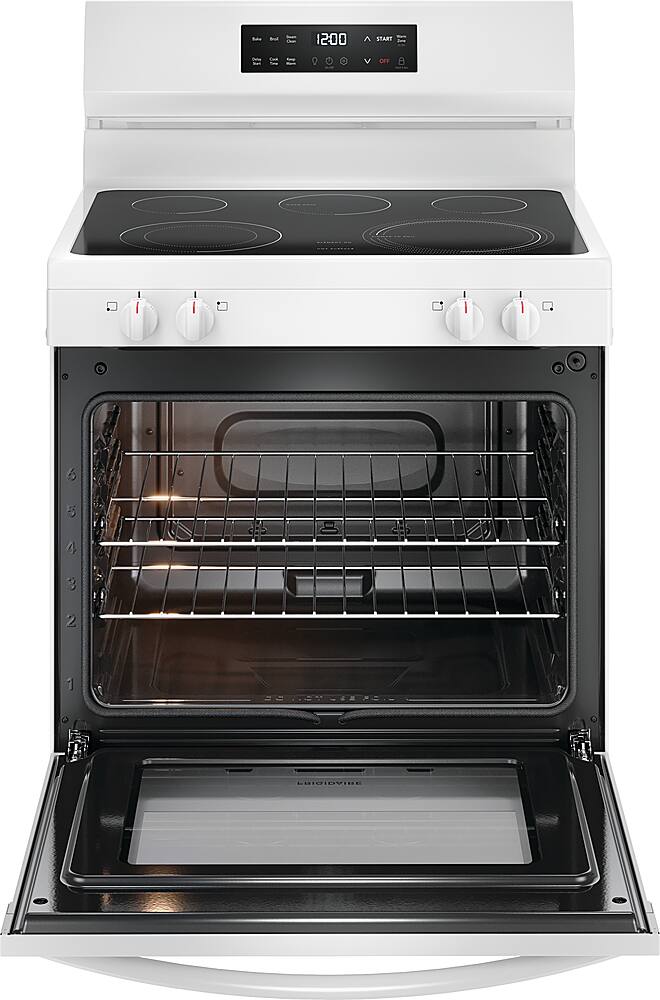 Alt View 1. Frigidaire - 5.3 Cu. Ft. Freestanding Electric Range with EvenTemp - White.
