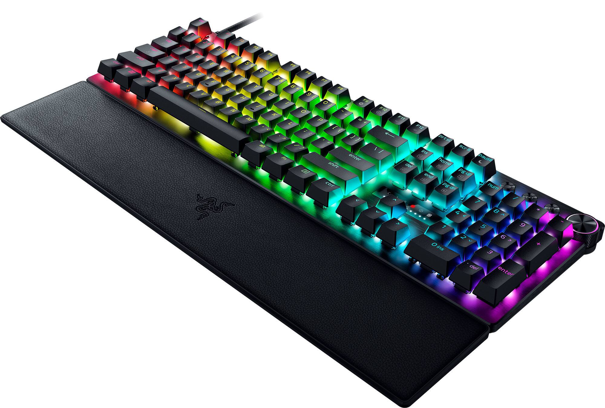 Razer Huntsman V3 Pro Full Size Wired Analog Optical Esports Keyboard with  Rapid Trigger and Adjustable Actuation Black RZ03-04970200-R3U1 - Best Buy