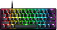 Razer - Huntsman V3 Pro Mini 60% Wired Analog Optical Esports Keyboard with Rapid Trigger and Adjustable Actuation - Black - Front_Zoom