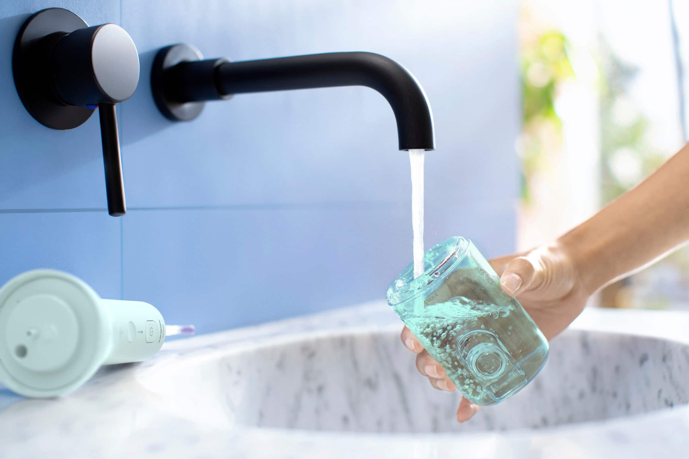 Alt View 11. Philips Sonicare - Philips Sonicare Cordless Power Flosser 3000 - Mint.