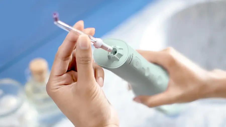 Alt View 14. Philips Sonicare - Philips Sonicare Cordless Power Flosser 3000 - Mint.