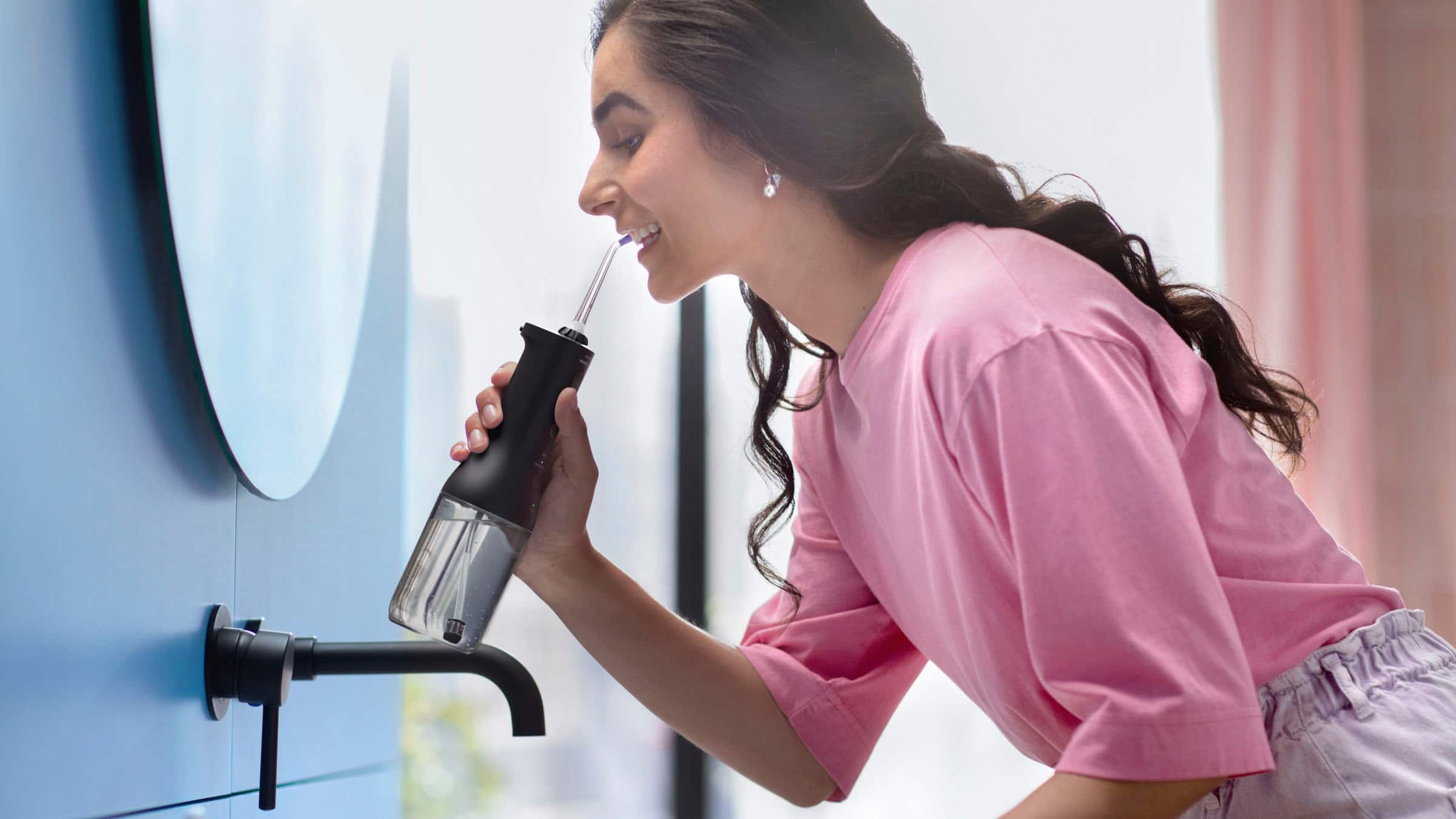 Alt View 11. Philips Sonicare - Philips Sonicare Cordless Power Flosser 3000 - Black.