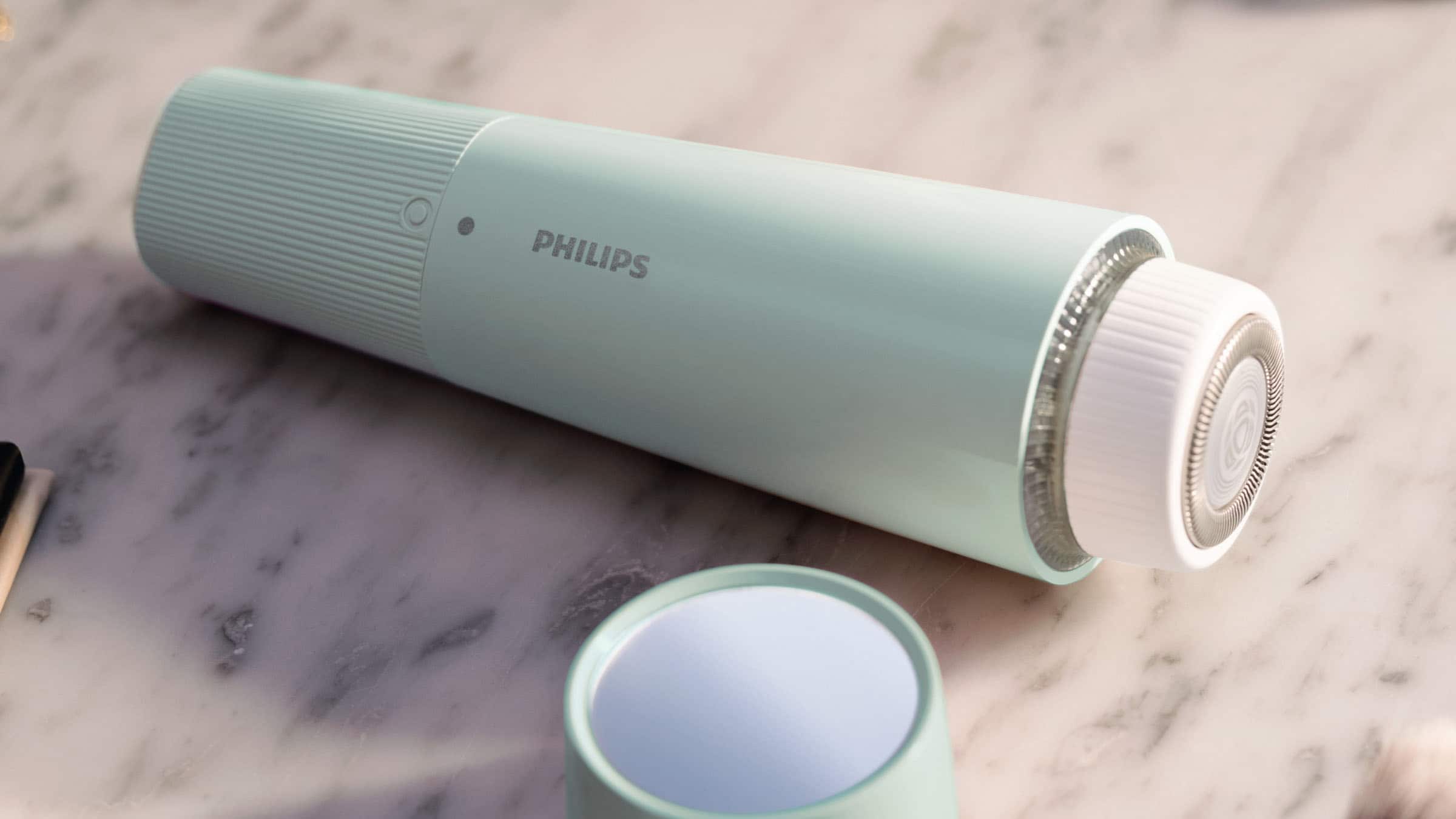 Alt View 19. Philips - Philips Series 5000 Facial Hair Remover - Mint Green.