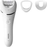 Philips Epilator Series 8000 for Women - White With Silver Accent - Angle_Zoom