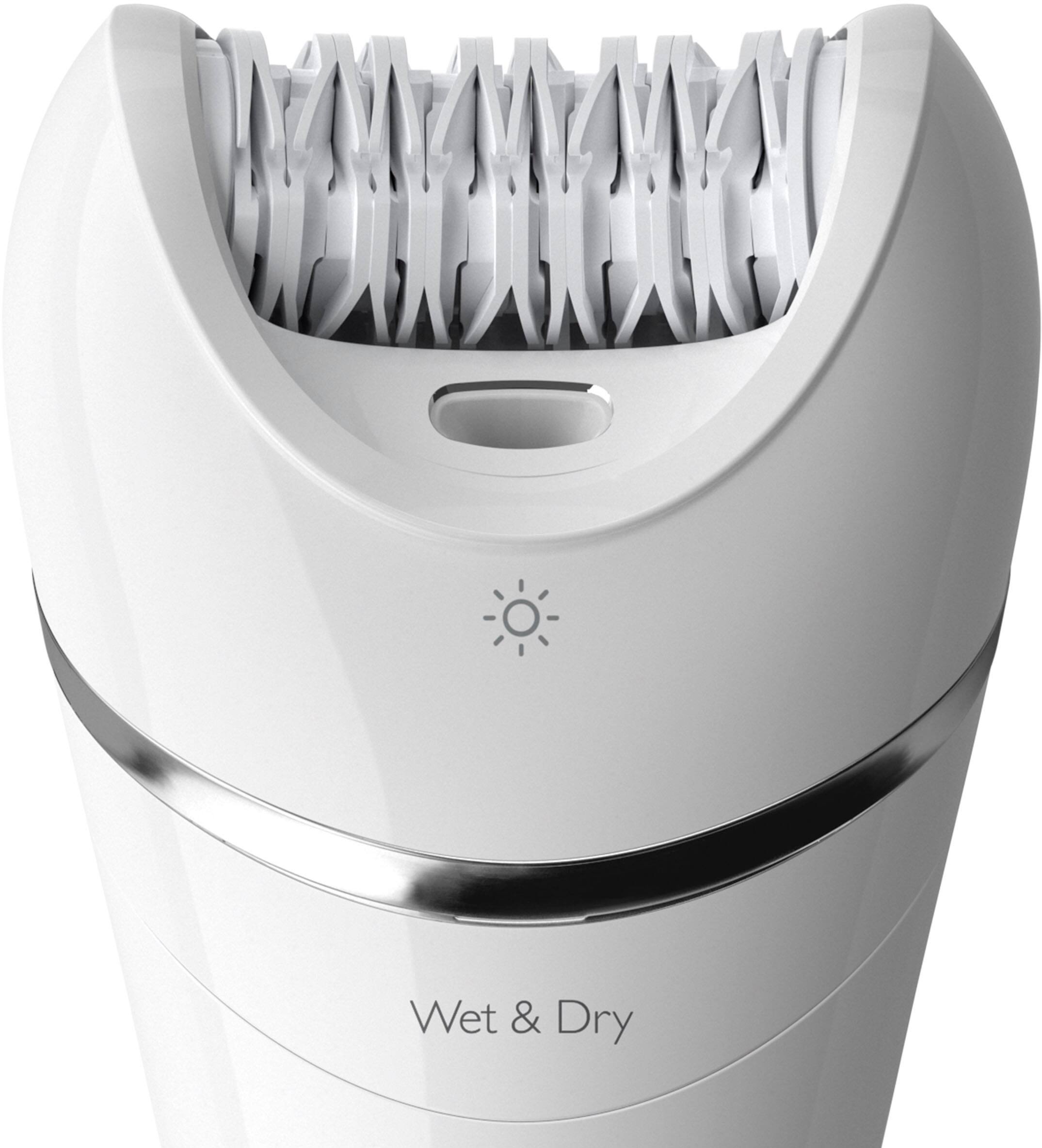 Alt View 13. Philips - Philips Epilator Series 8000 for Women - White With Silver Accent.