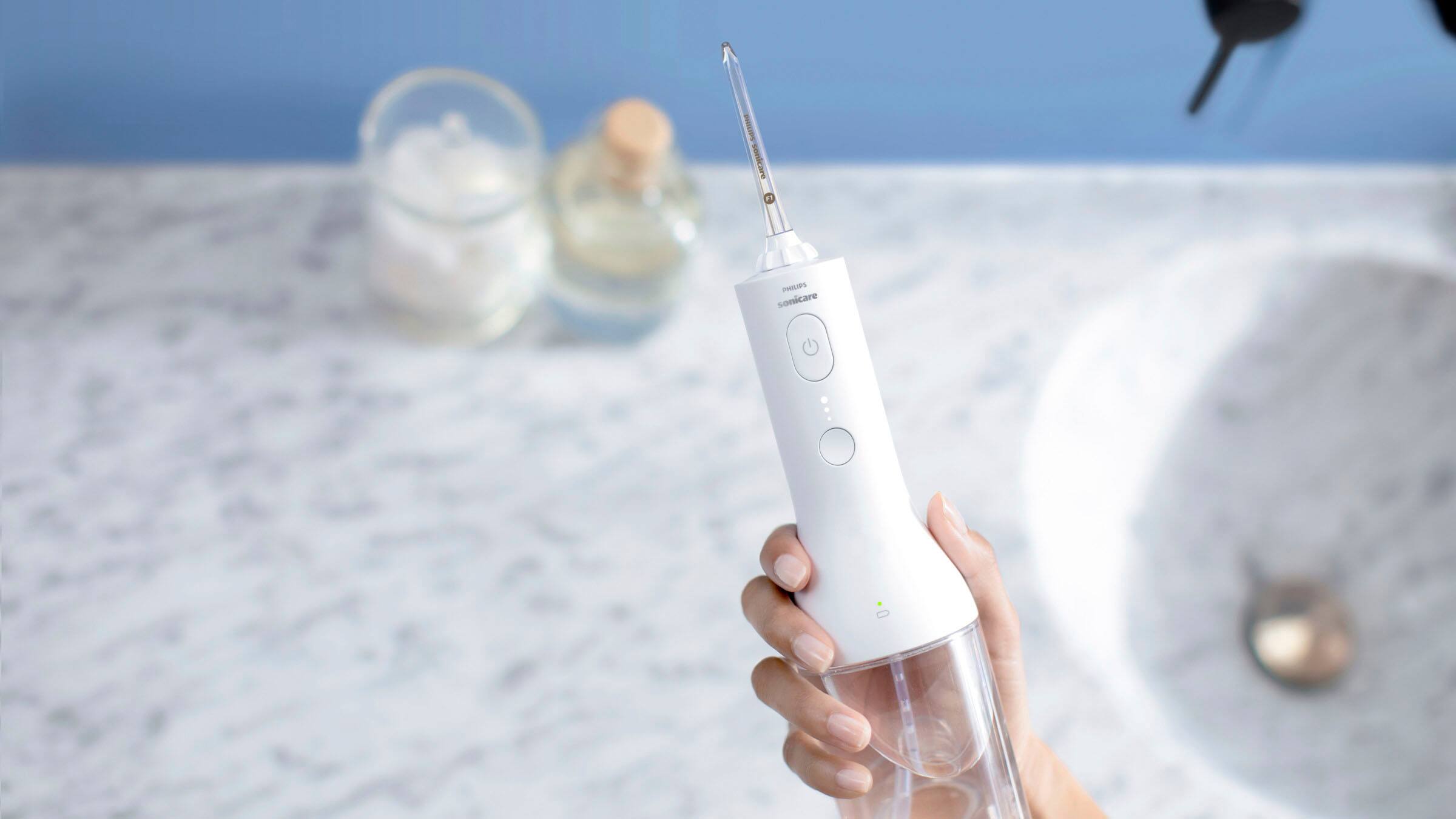 Alt View 19. Philips Sonicare - Philips Sonicare Cordless Power Flosser 3000 - White.