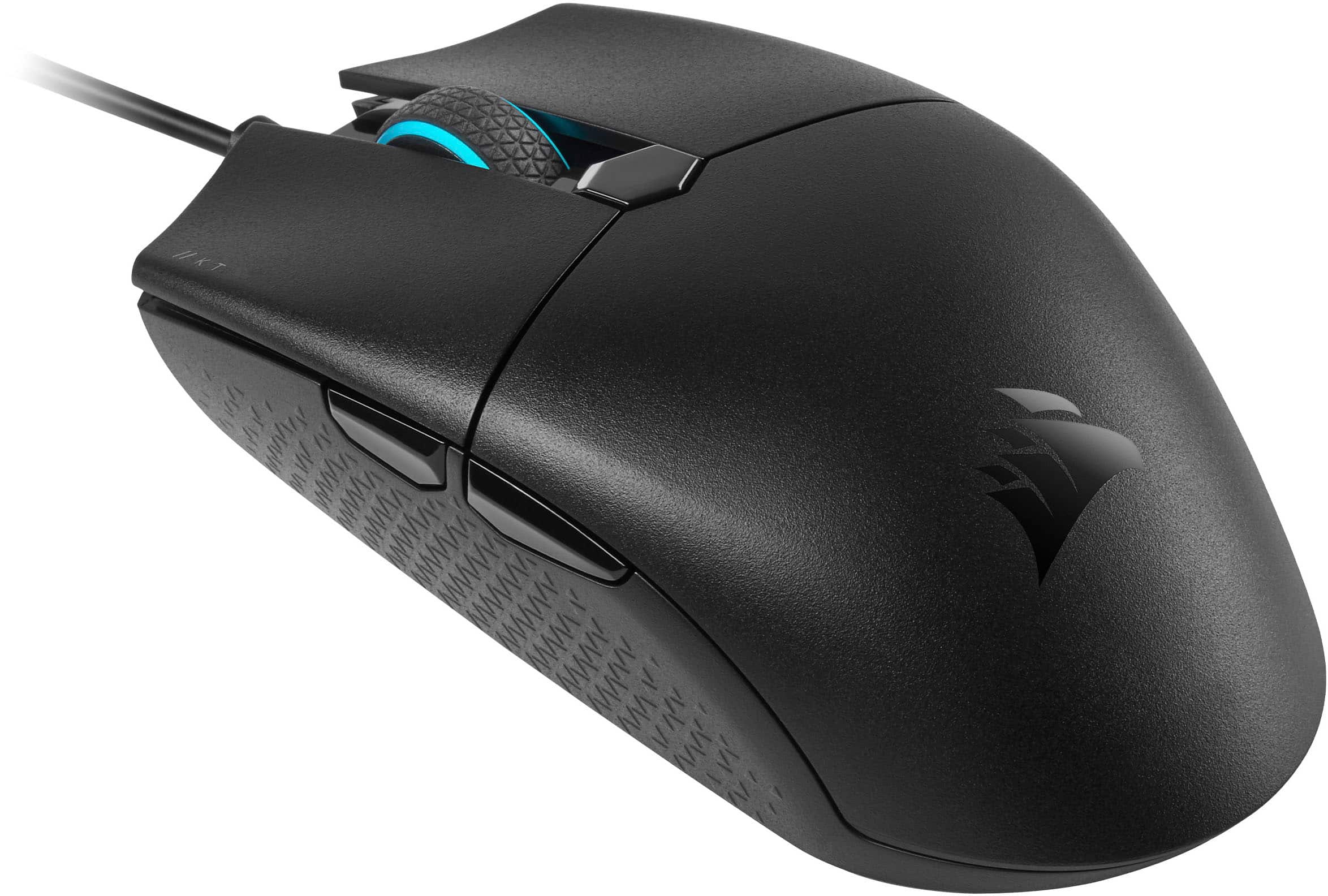 Angle. CORSAIR - KATAR PRO Ultra-Light Wired Gaming Mouse - Black.