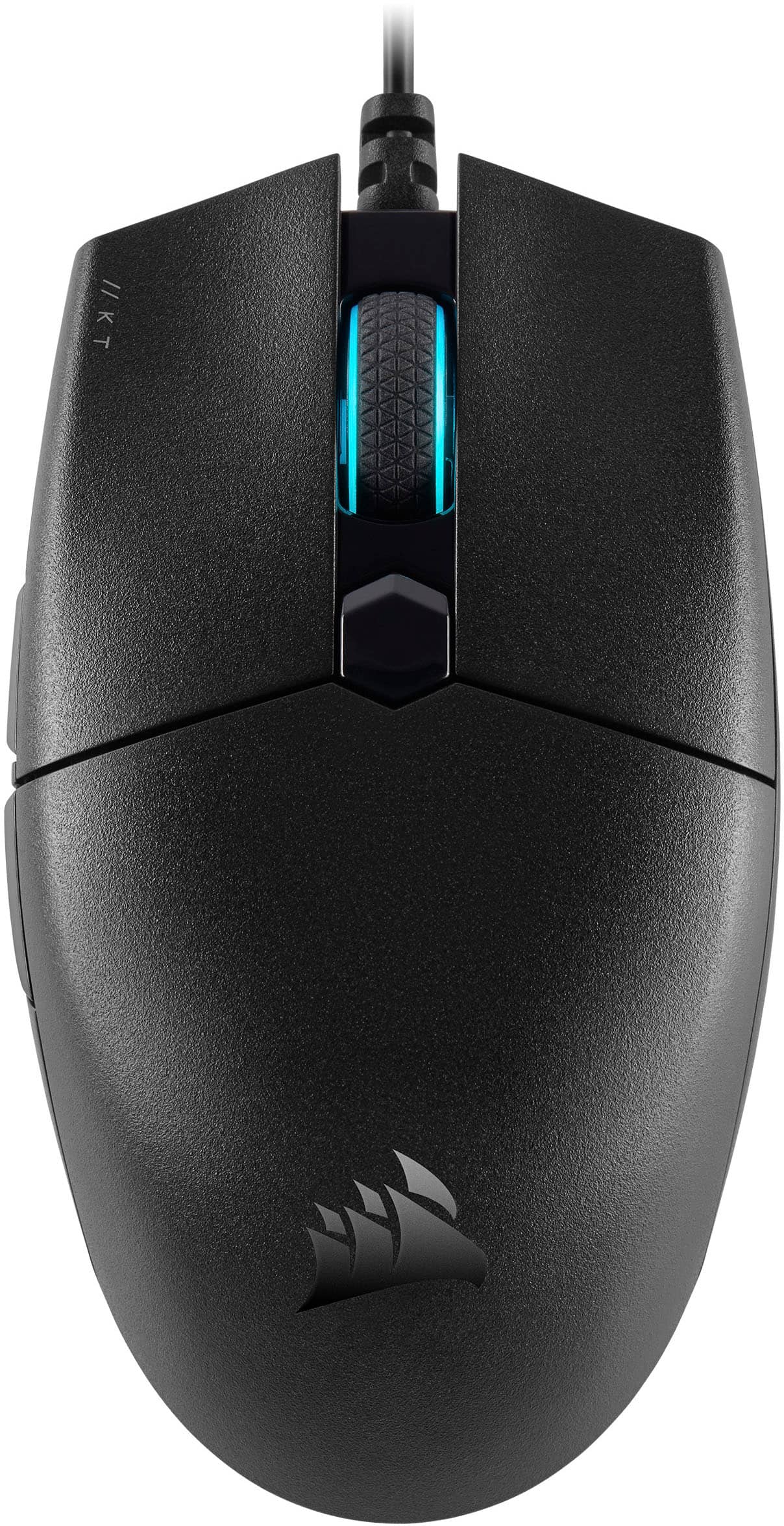 CORSAIR - KATAR PRO Ultra-Light Wired Optical Gaming Ambidextrous Mouse - Wired - Black - Front_Zoom