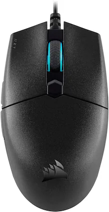 Front. CORSAIR - KATAR PRO Ultra-Light Wired Gaming Mouse - Black.