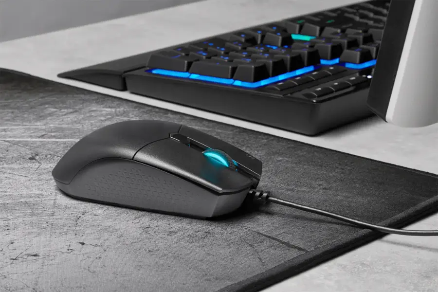 Alt View 15. CORSAIR - KATAR PRO Ultra-Light Wired Gaming Mouse - Black.